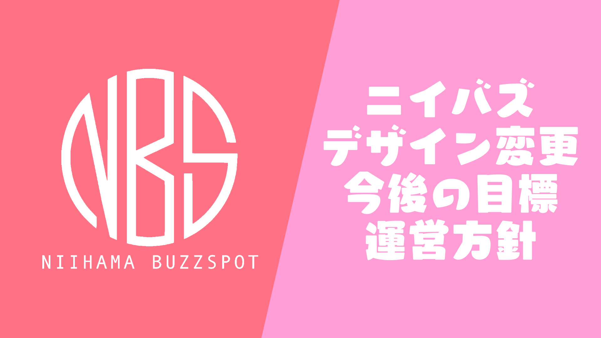 ニイバズ再始動!今後のHP運営方針について
